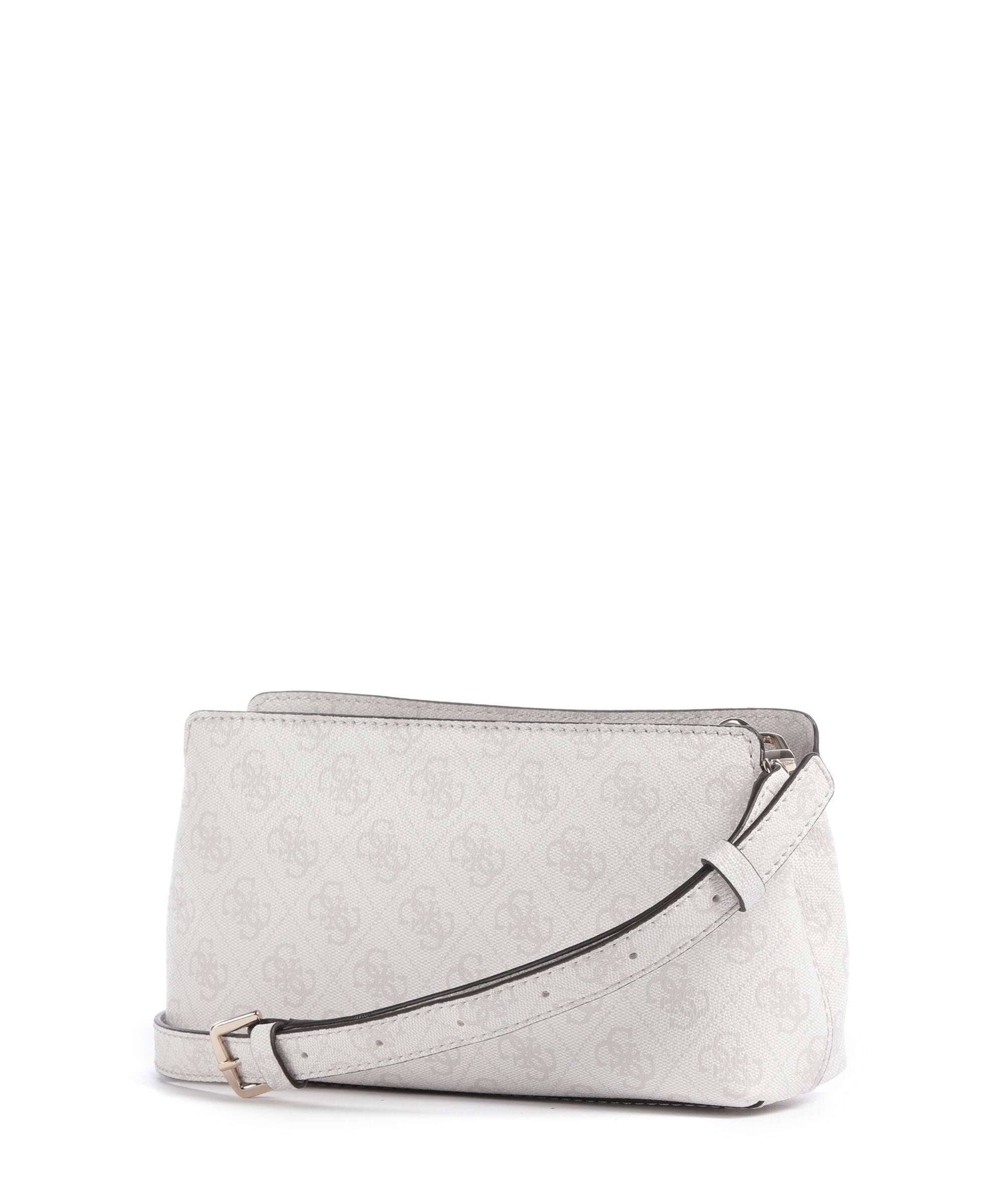 Guess Katya 4G Logo Crossbody bag white logo