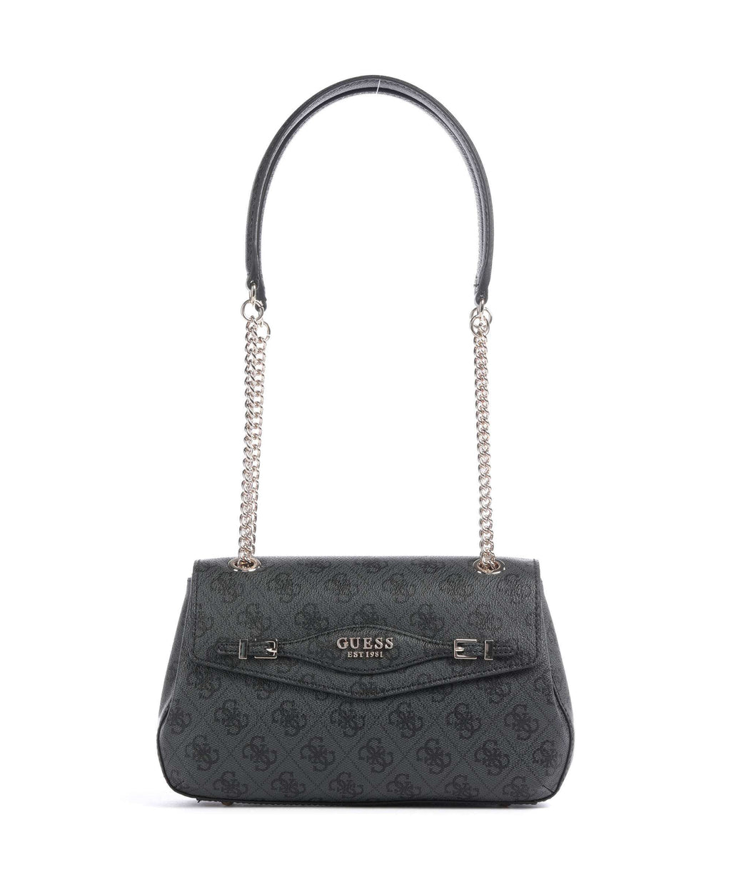 Guess Katya 4G Logo Shoulder bag coal logo