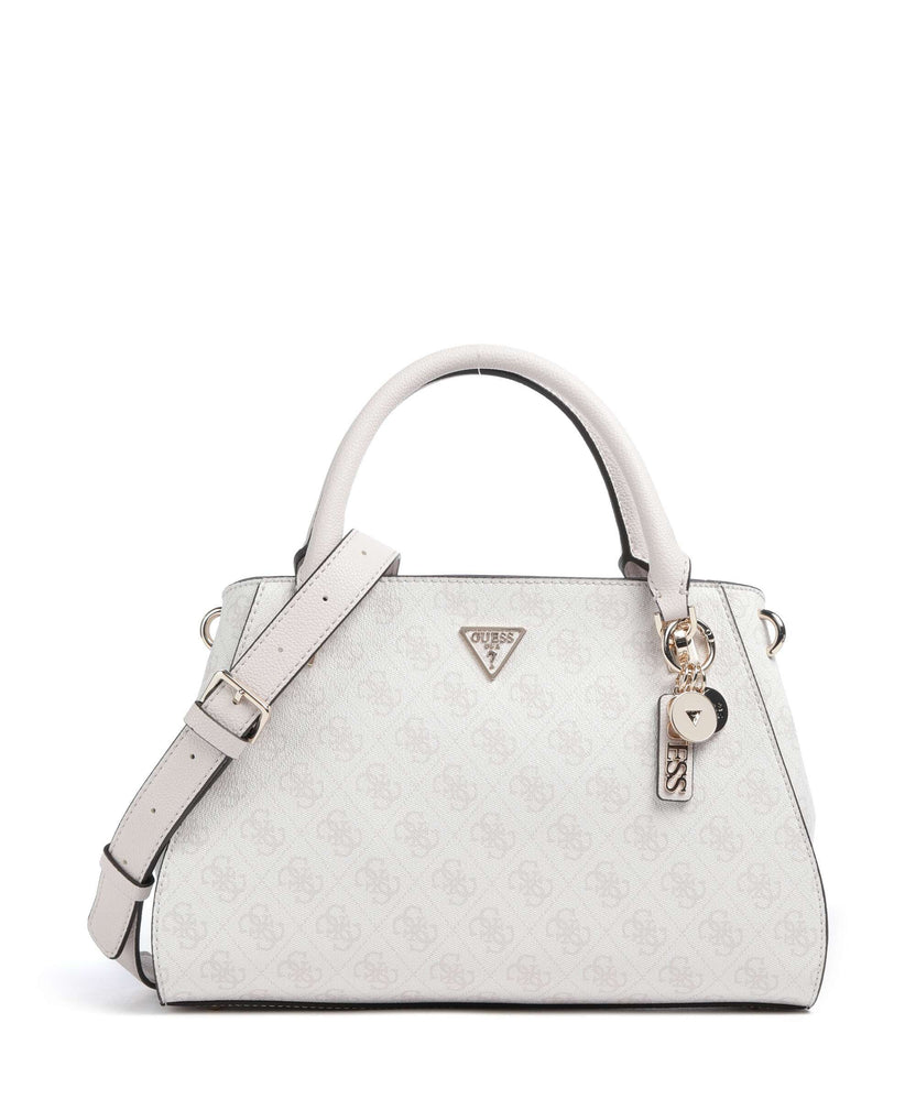 Guess Noelle 4G Logo Handbag white logo