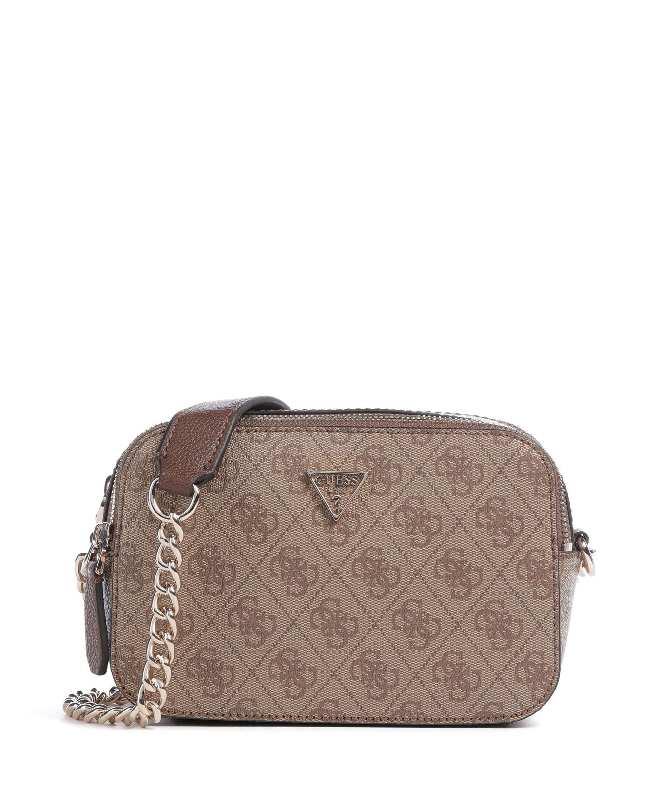Guess Noelle Crossbody bag latte logo/brown