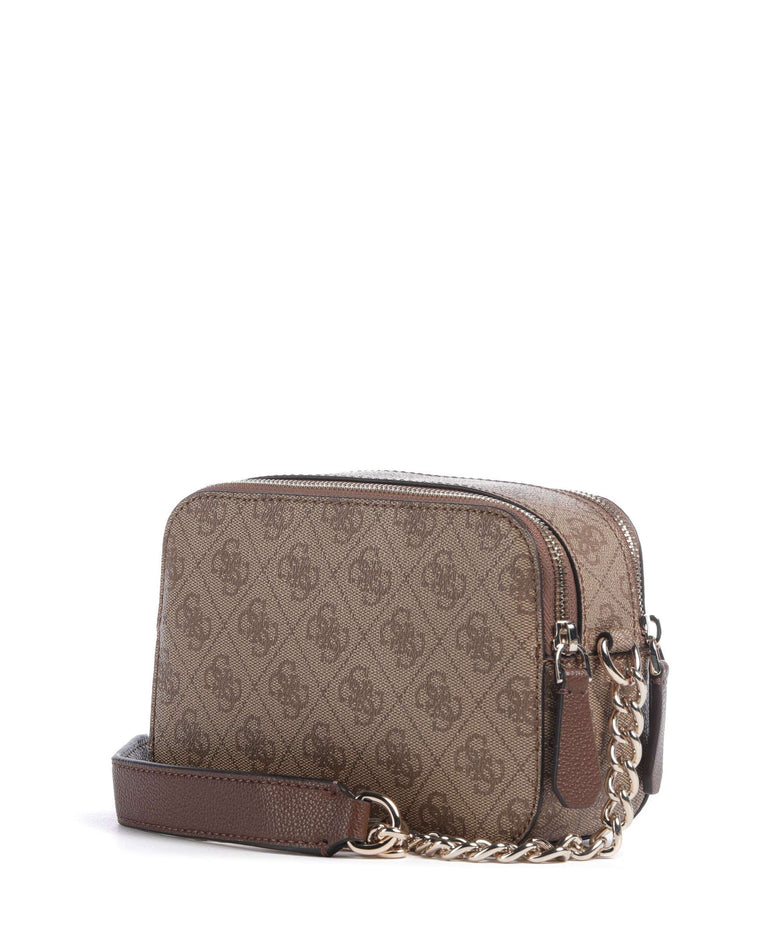 Guess Noelle Crossbody bag latte logo/brown