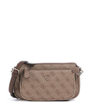 Guess Noelle 4G Logo Shoulder bag latte logo/brown
