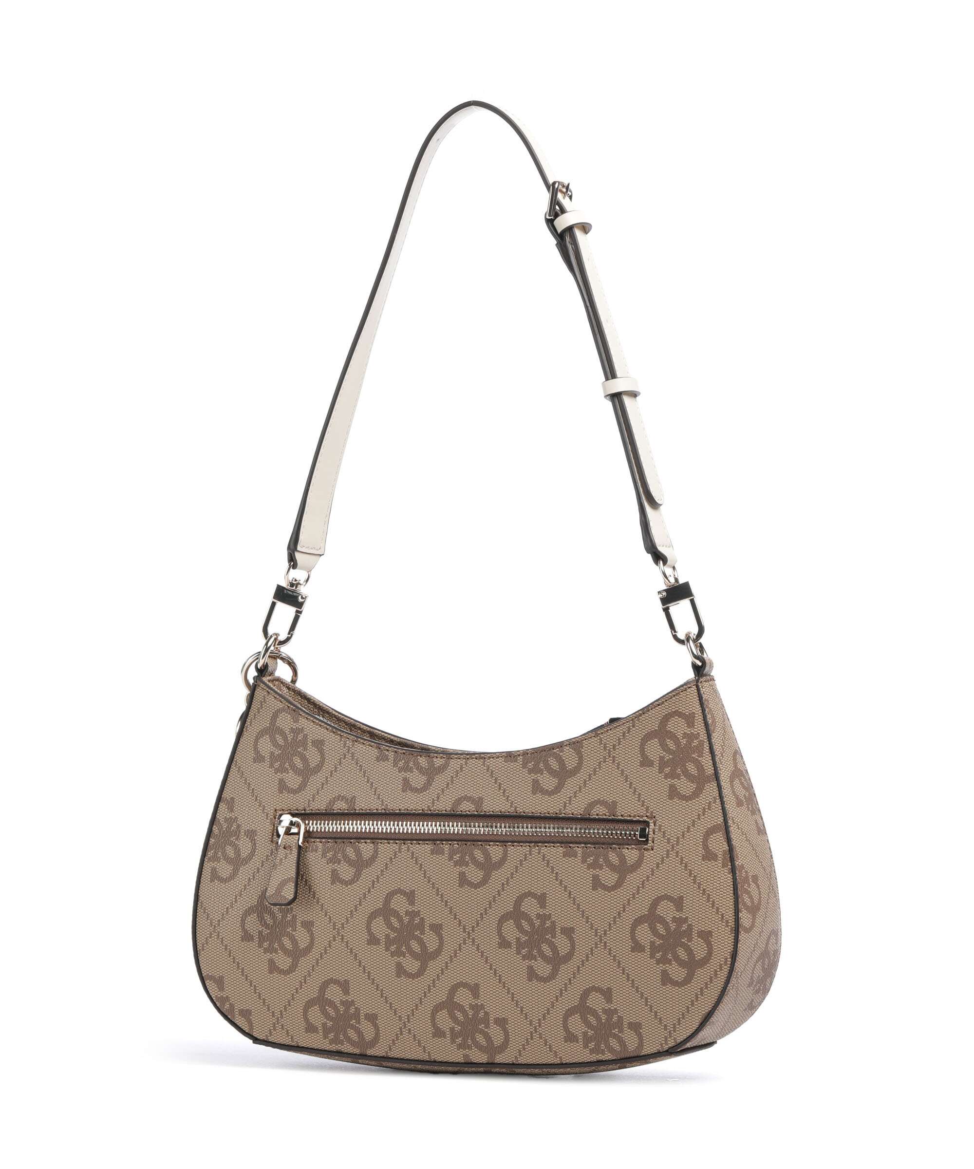 Guess Noelle 4G Logo Shoulder bag latte logo