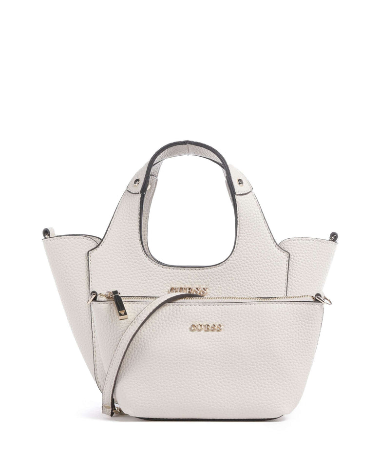 Guess Calista Mini Handbag bone
