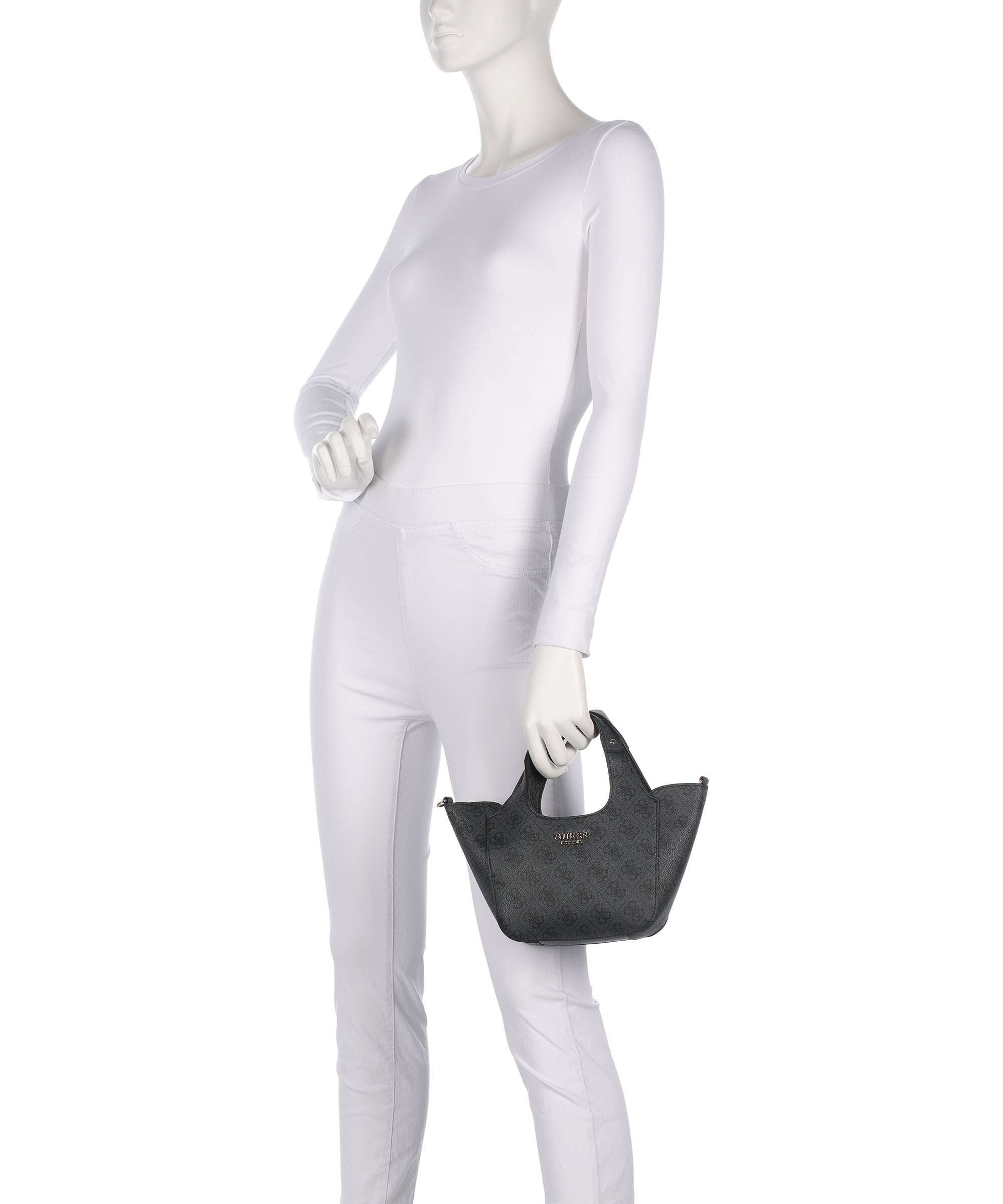 Guess Calista Mini Crossbody bag coal logo