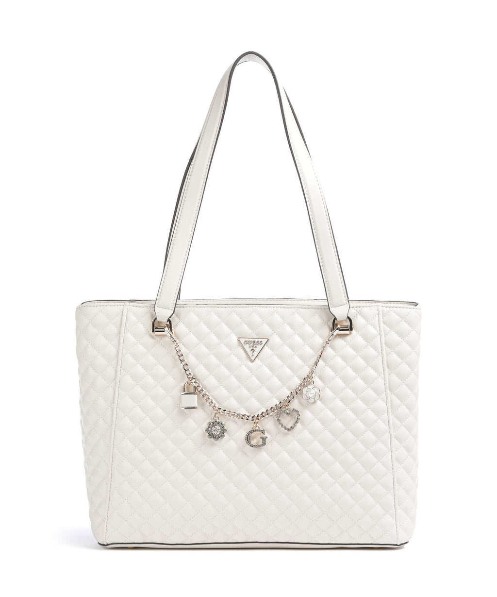 Guess Everlee Tote bag offwhite