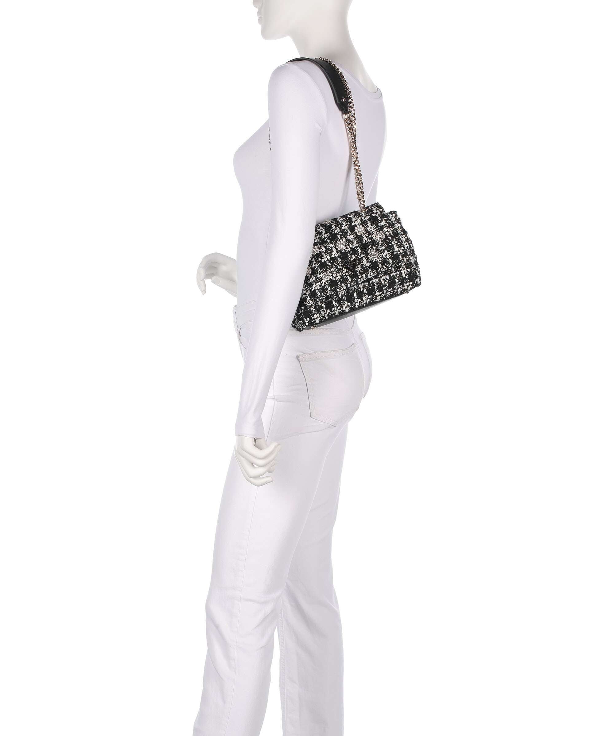 Guess Everlee Shoulder bag black/multicolour