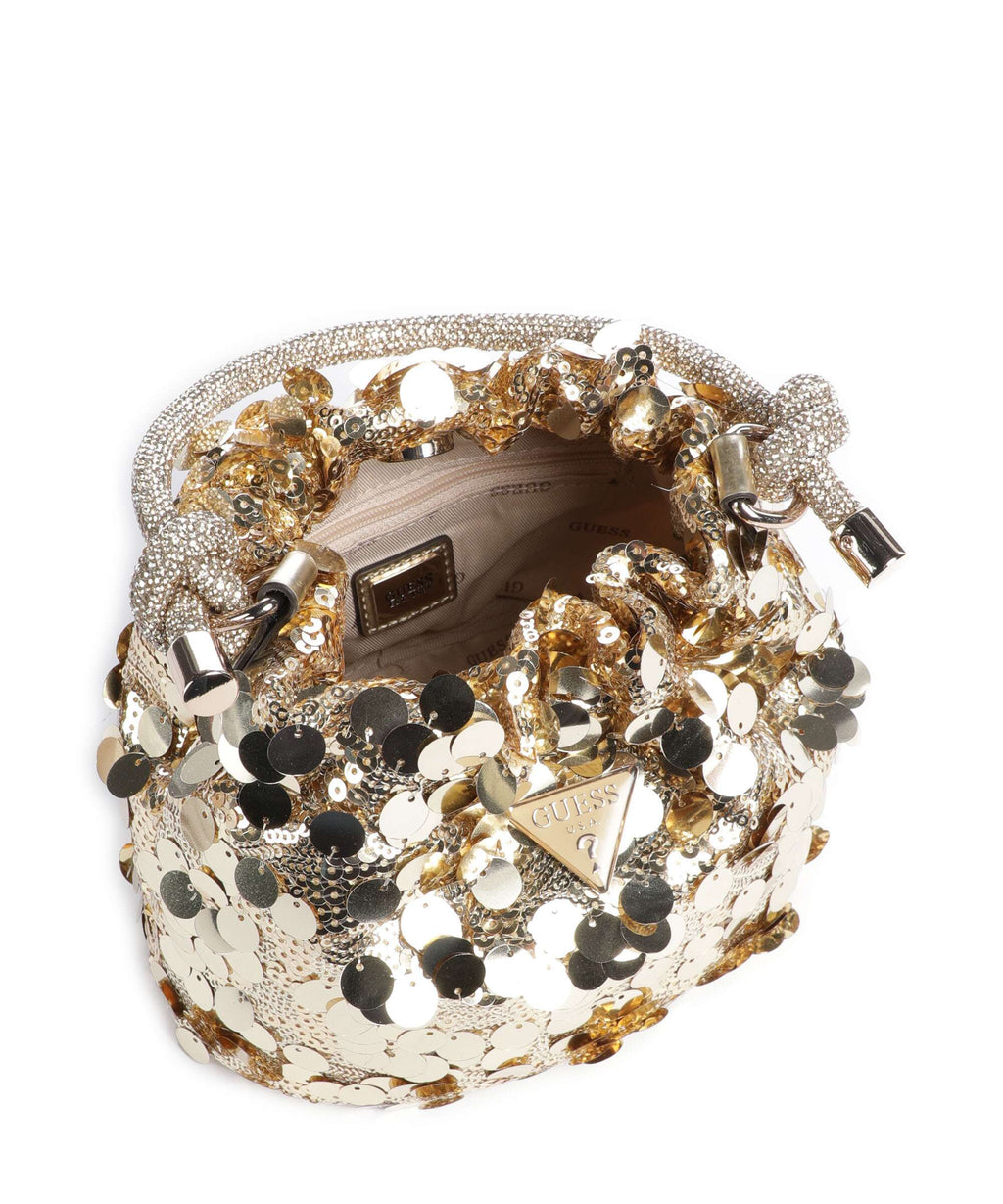Guess Holiday Bucket bag gold