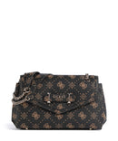 Guess Silia Shoulder bag espresso logo