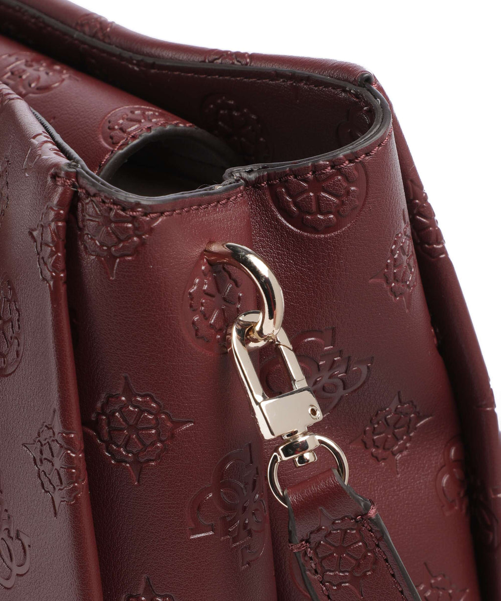 Guess Tisha Handbag wine logo