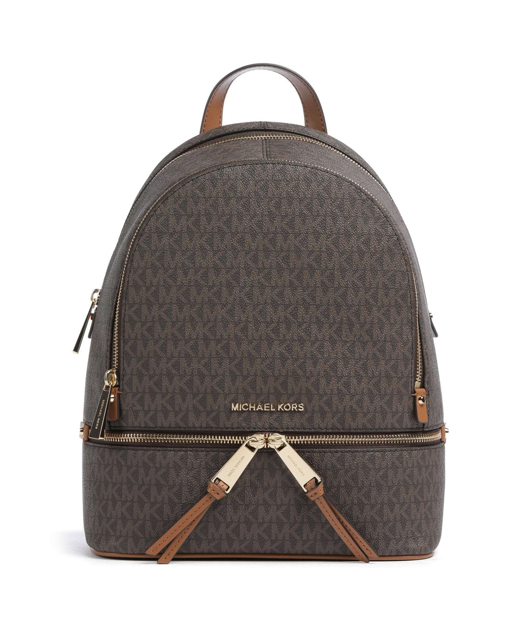 Michael Kors Rhea Zip Backpack brown