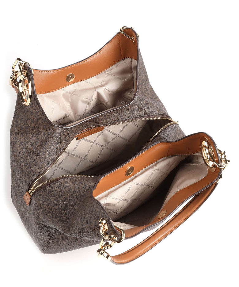 Michael Kors Lillie Hobo bag brown/acorn