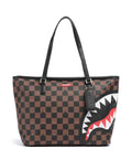 Sprayground Peeking Character Check Tote bag multicolour