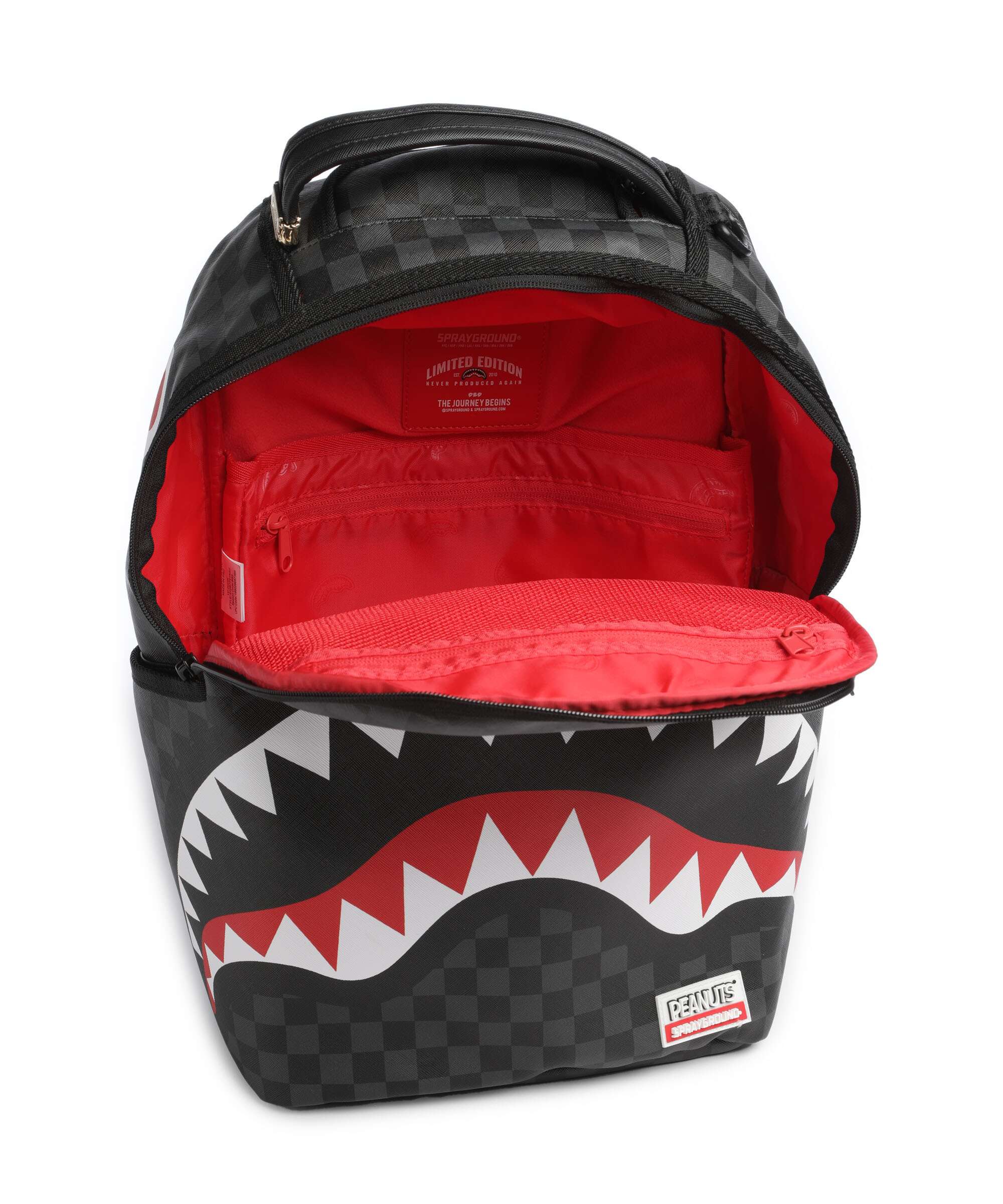 Sprayground Snoopy Top Shark Money Backpack black