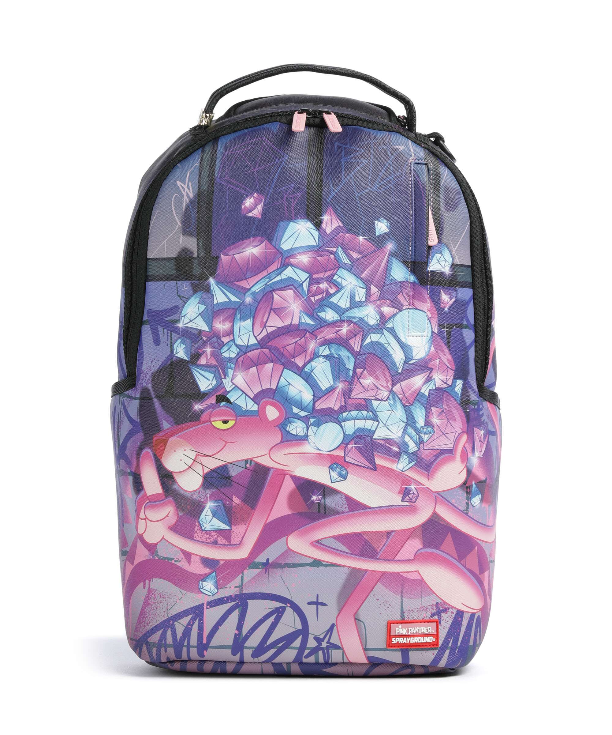 Sprayground Pink Panther Diamond Heist Backpack 13″ soft synthetic