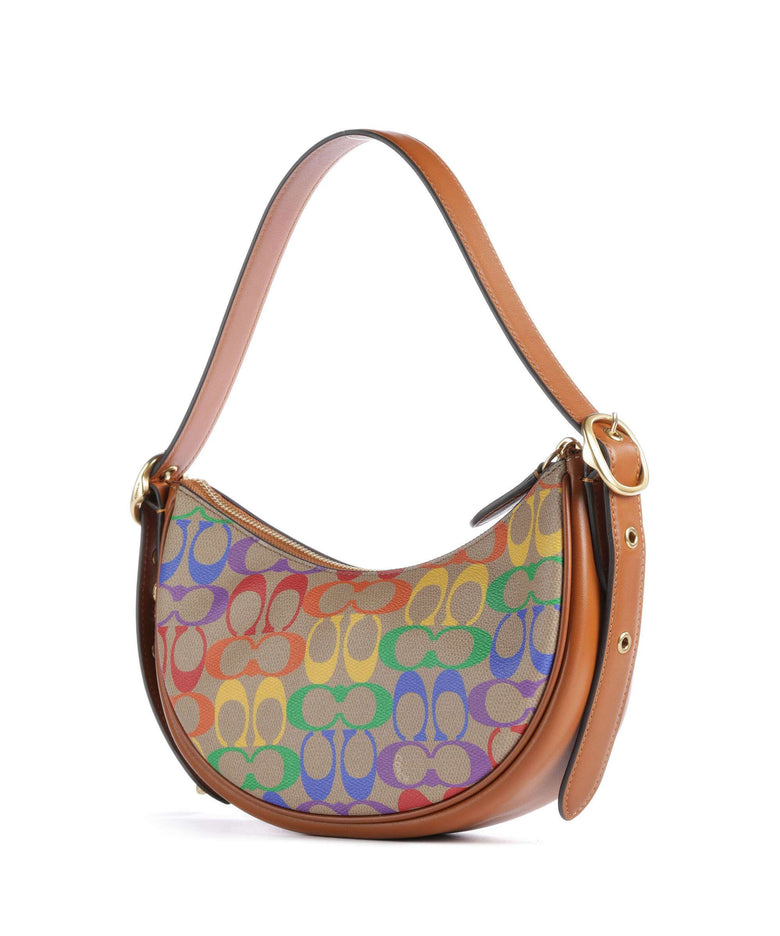 Coach Luna Shoulder bag rainbow signature