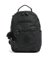 Kipling Basic Seoul S Backpack signature embossed