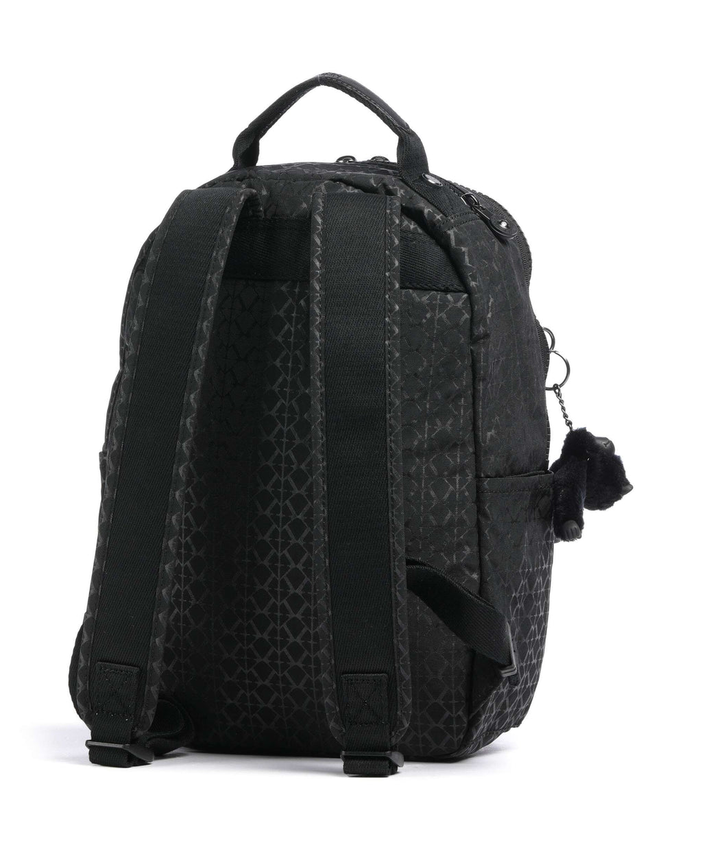Kipling Basic Seoul S Backpack signature embossed