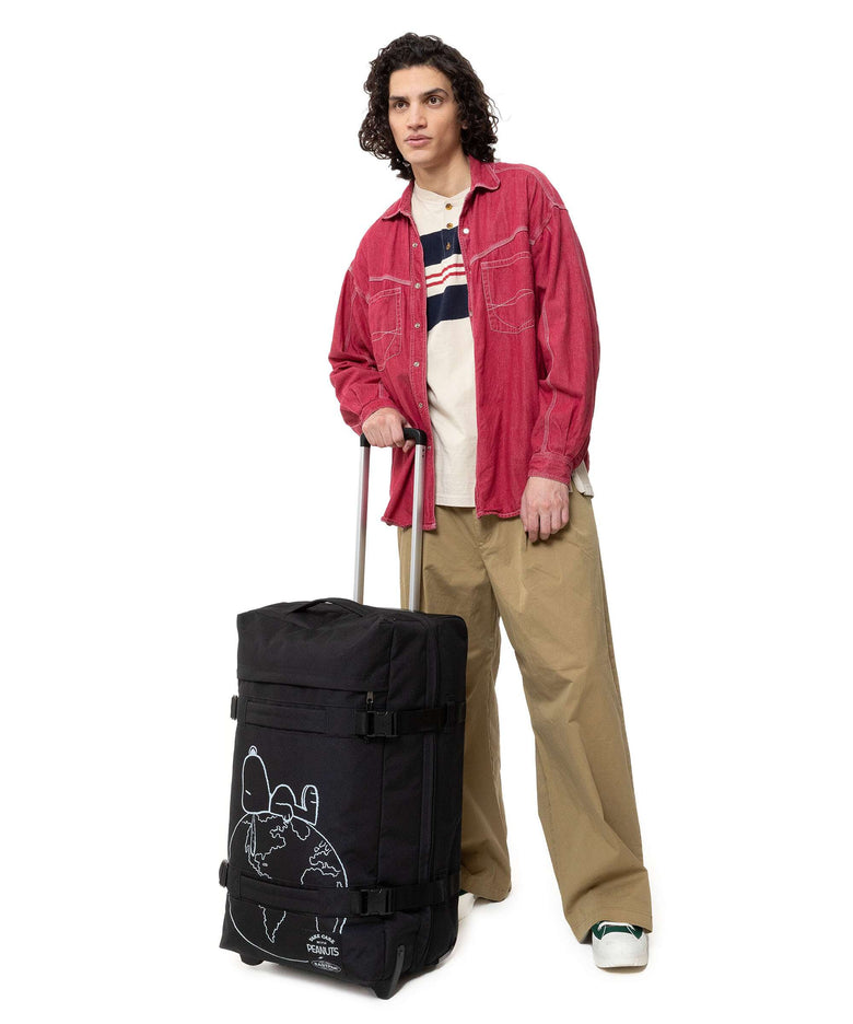 Eastpak Transit'R M Travel bag with wheels peanuts placed