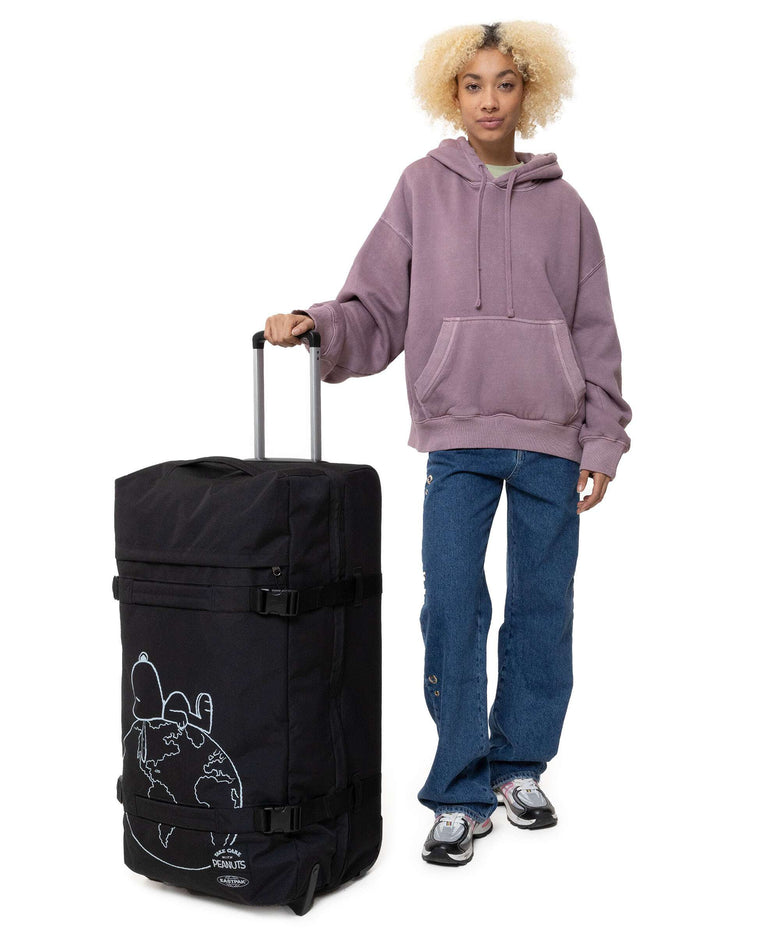 Eastpak Transit'R L Travel bag with wheels peanuts placed