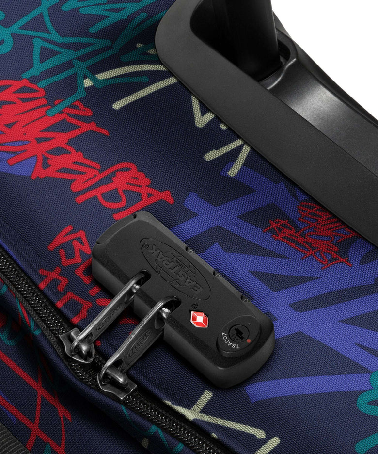 Eastpak Tranverz L Travel bag with wheels street tags blue