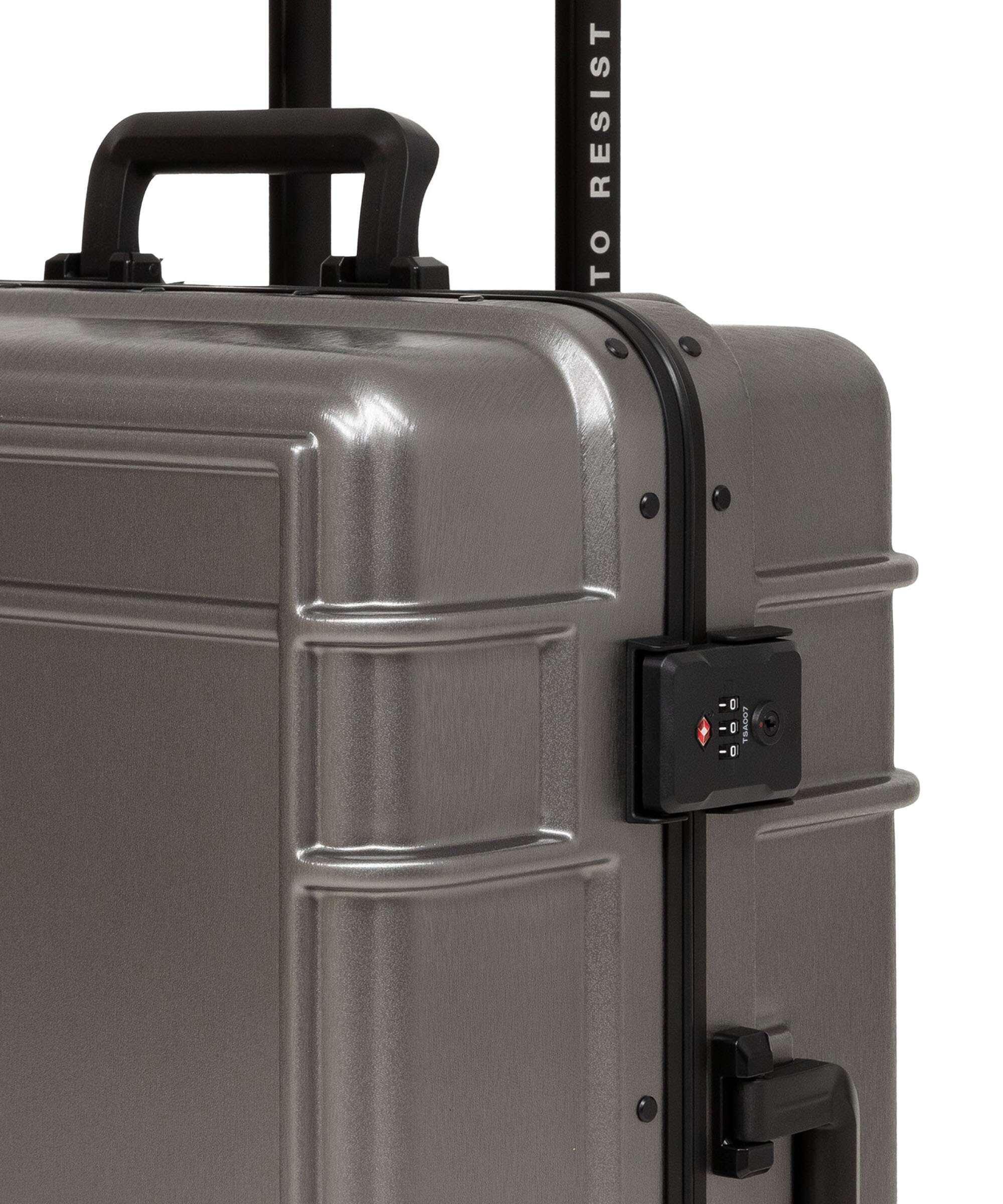 Eastpak Resist'R Case Spinner (4 wheels) brushed metal