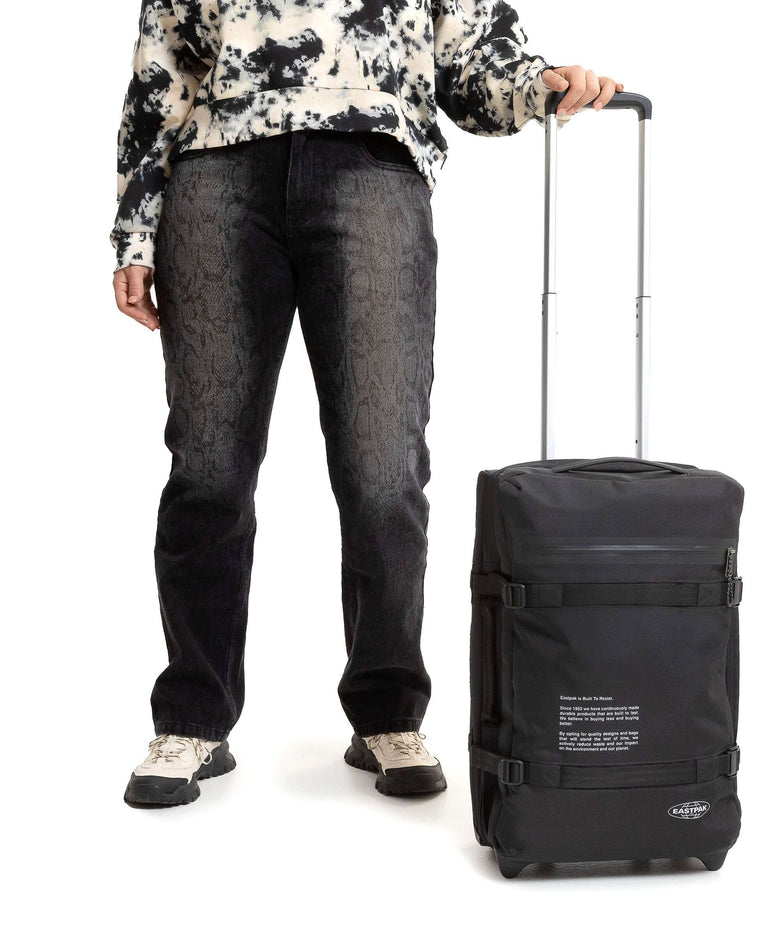 Eastpak Transit'R S Travel bag with wheels storm black