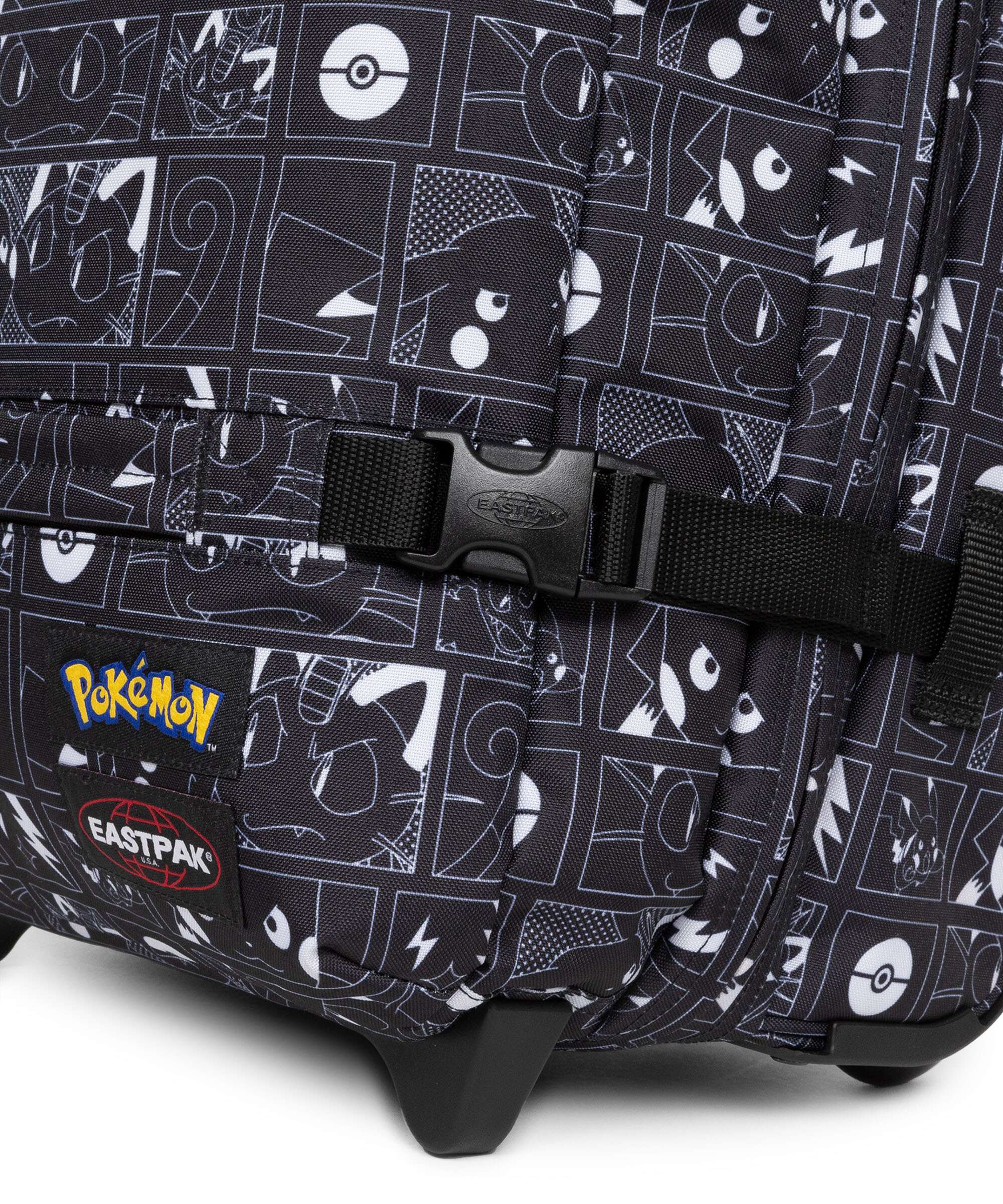 Eastpak Transit'R S Travel bag with wheels pokémon/black