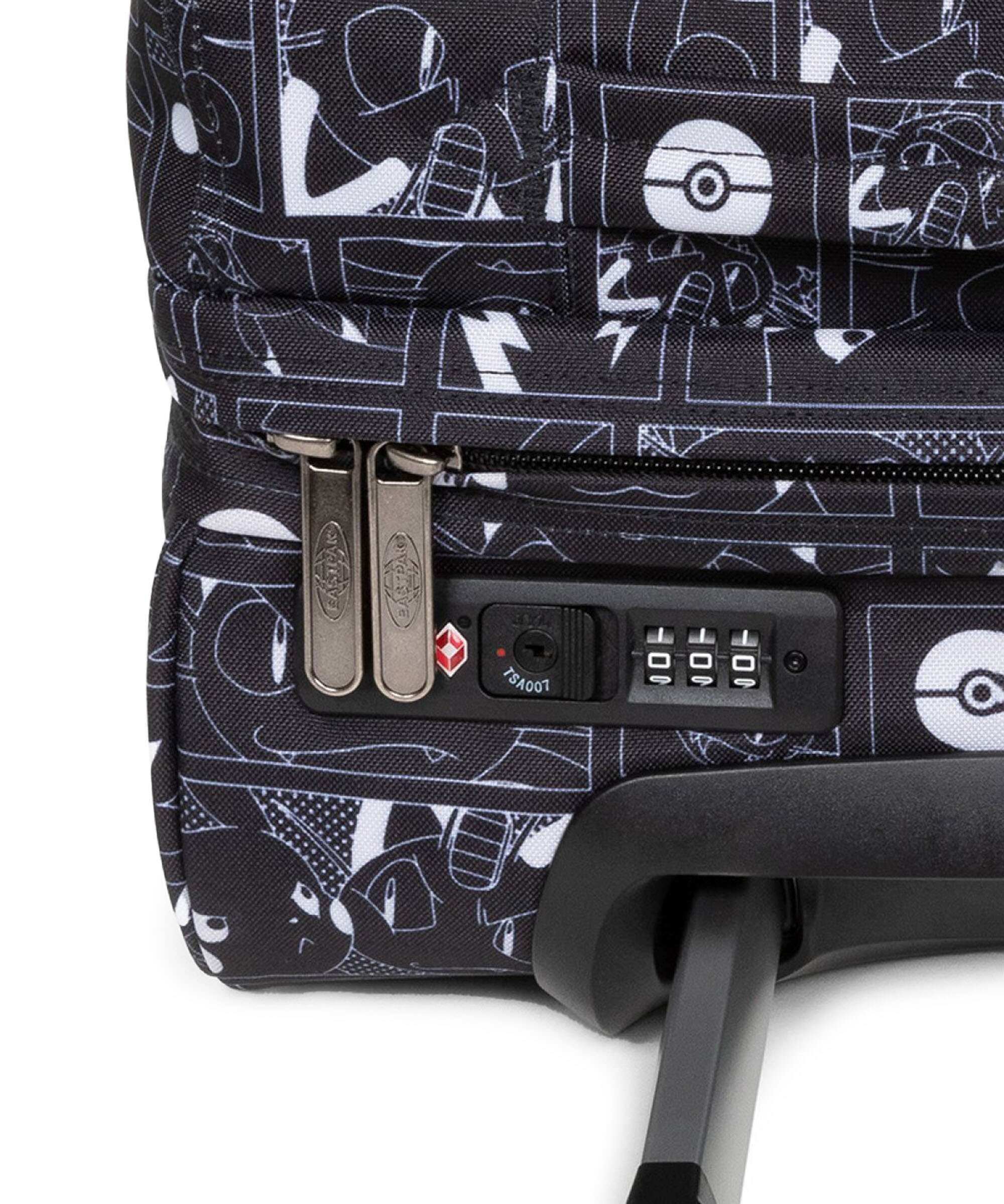 Eastpak Transit'R S Travel bag with wheels pokémon/black