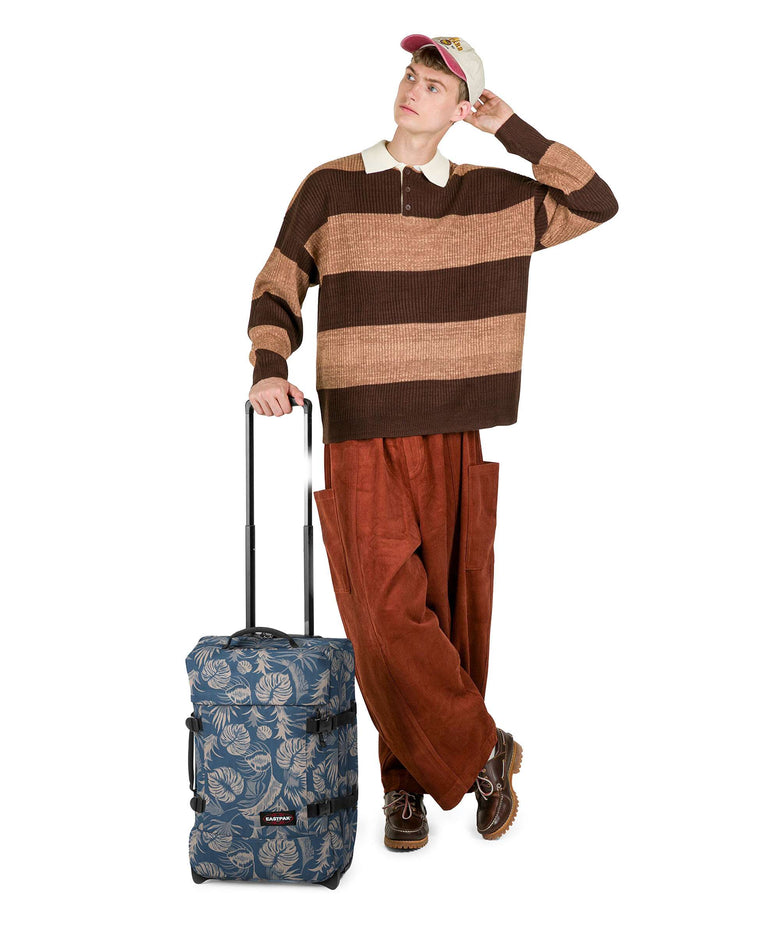 Eastpak Tranverz S Travel bag with wheels brize blue beige