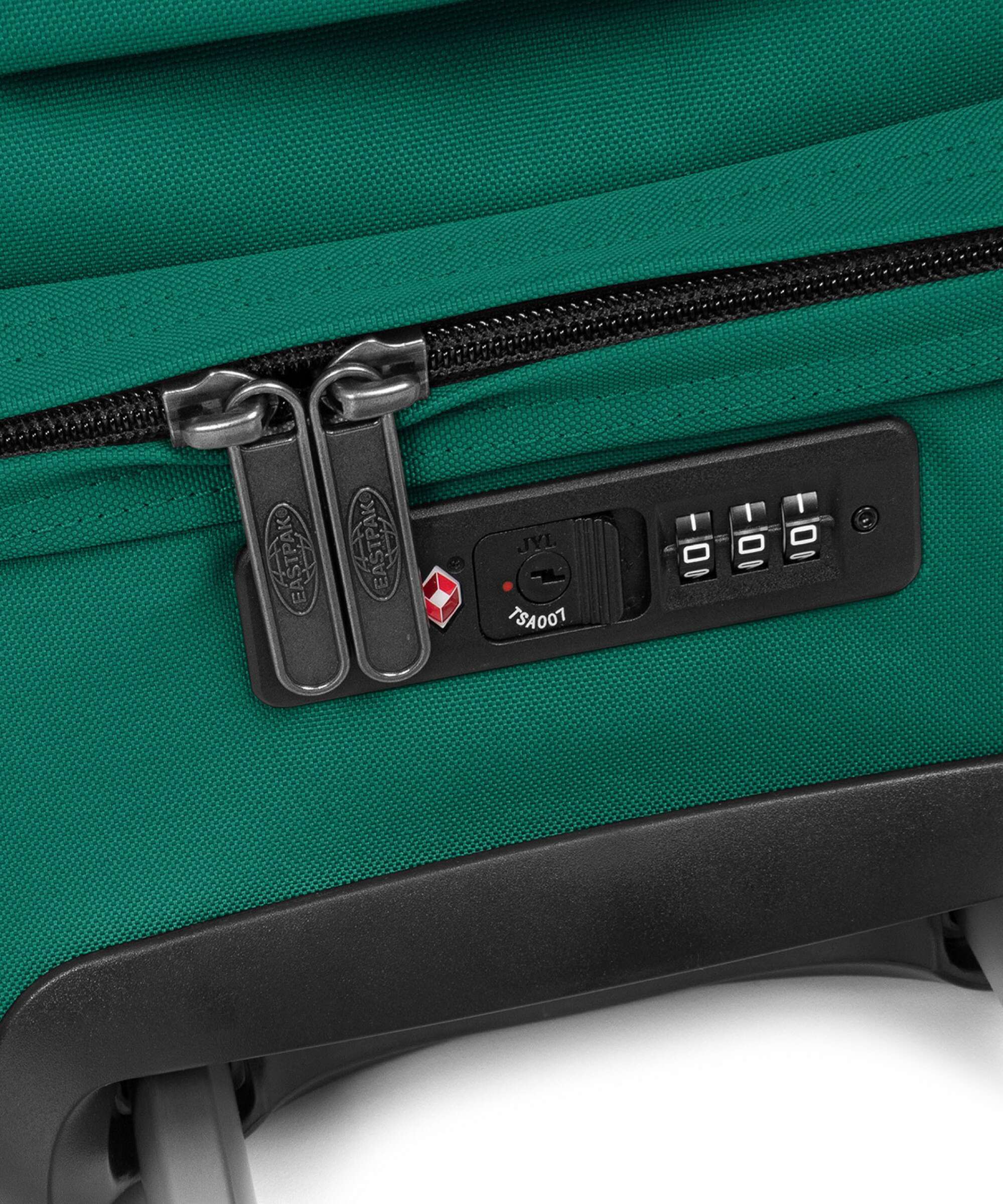 Eastpak Transit'R M Travel bag with wheels pineneedle green