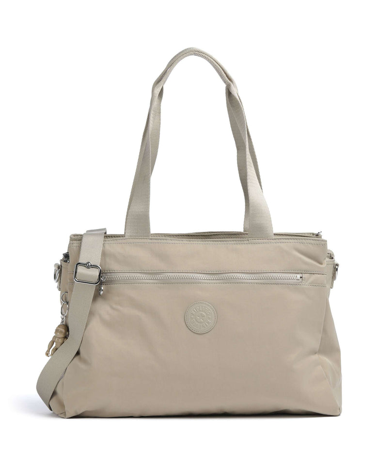 Kipling Elevated Elysia Work Tote bag boho tan