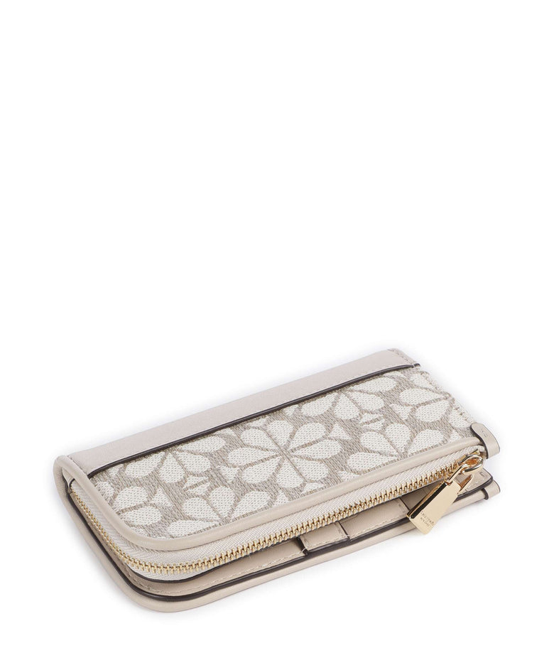 Kate Spade New York Spade Flower Devin Jacquard Credit card holder natural/multicolour