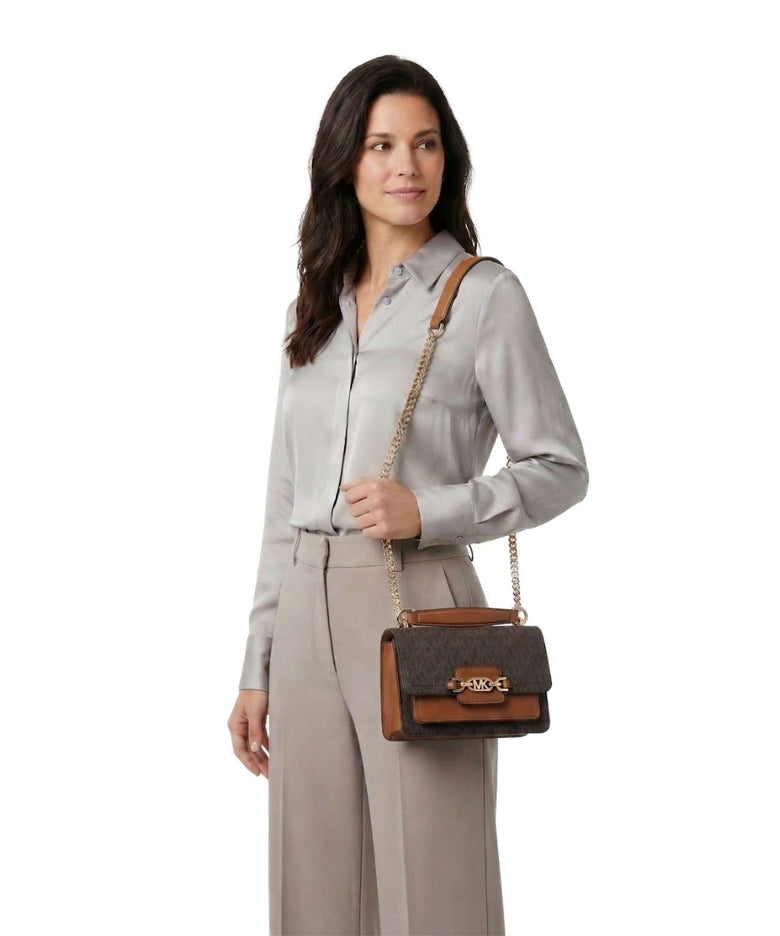 Michael Kors Heather Shoulder bag brown/acorn