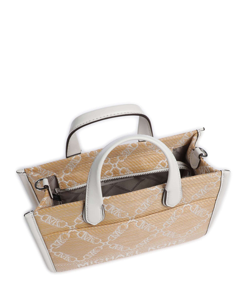 Michael Kors Gigi Handbag natural/optic white