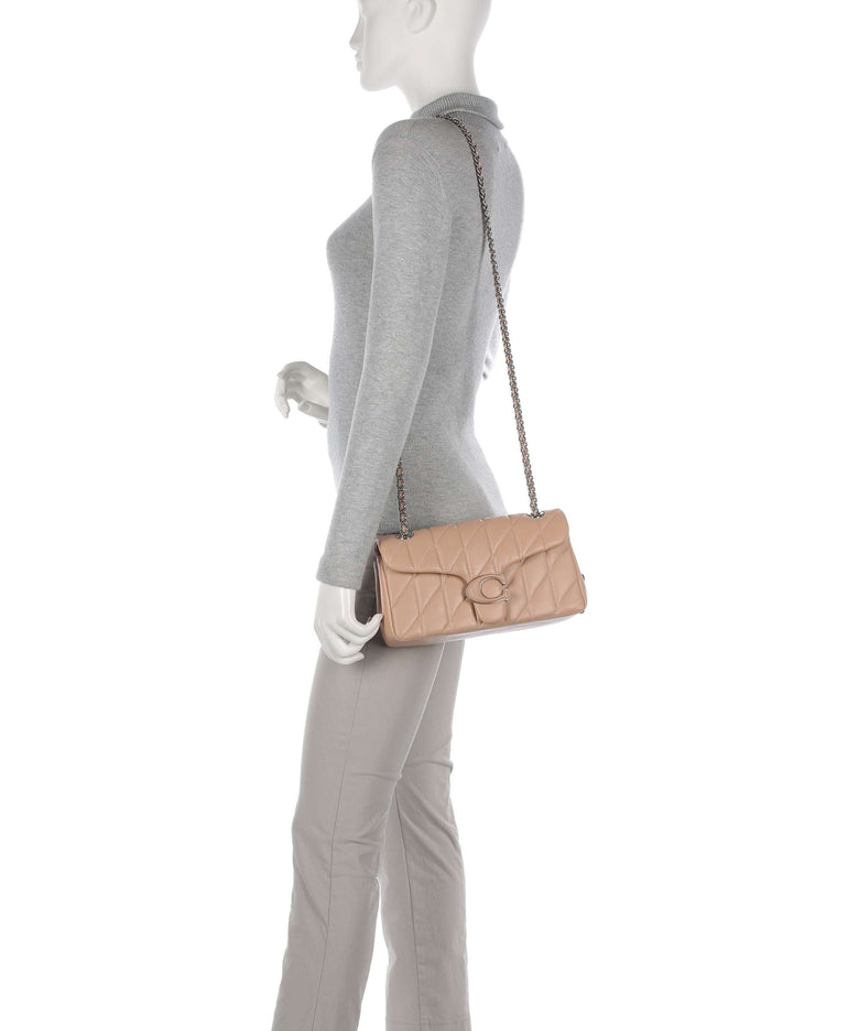 Coach Tabby Quilted 26 Shoulder bag buff