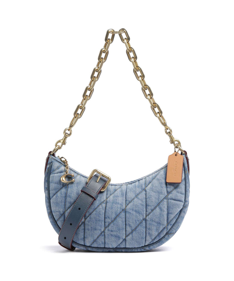 Coach Mira Quilted Shoulder bag indigo