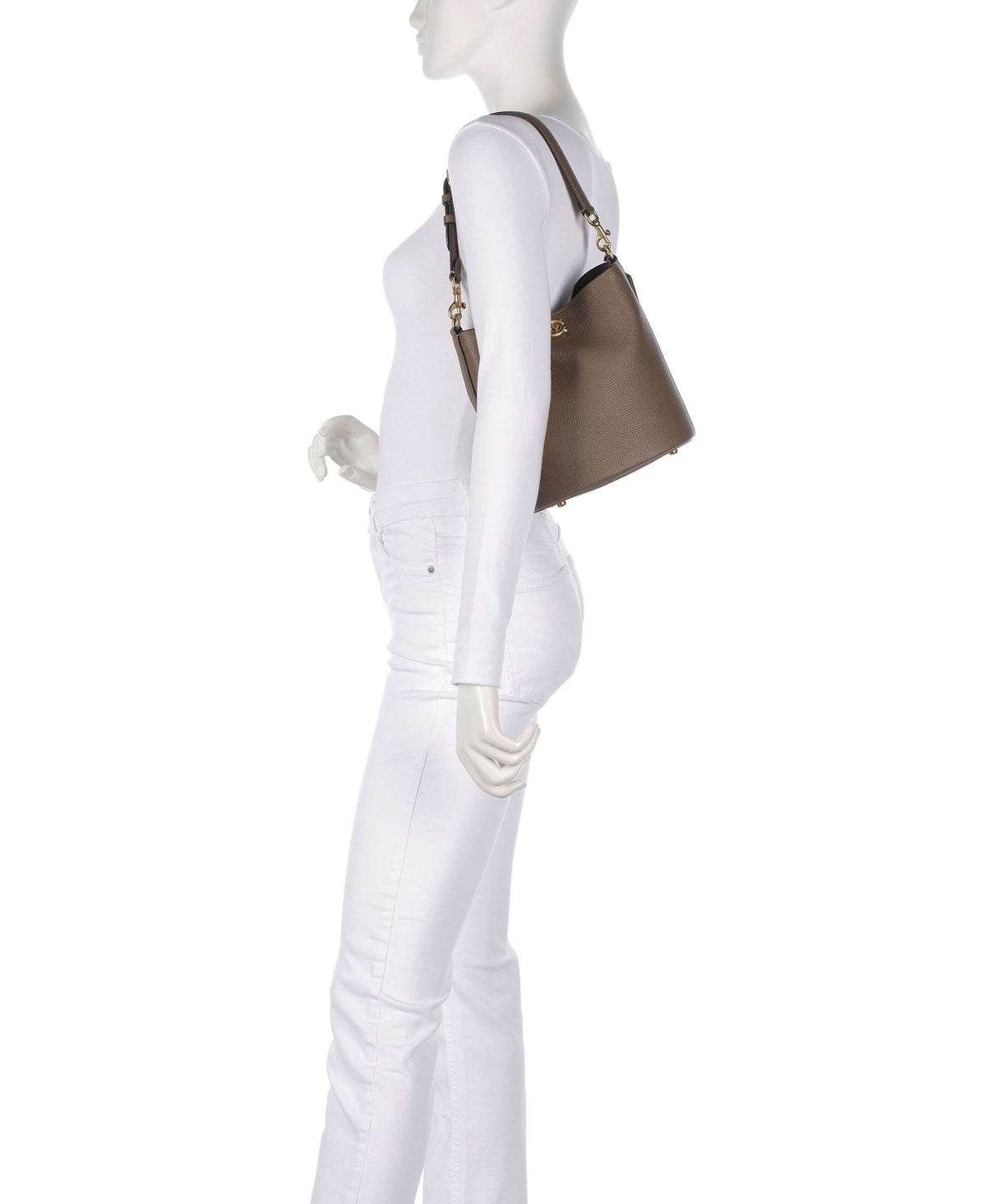 Coach Willow Soft 19 Hobo bag dark stone