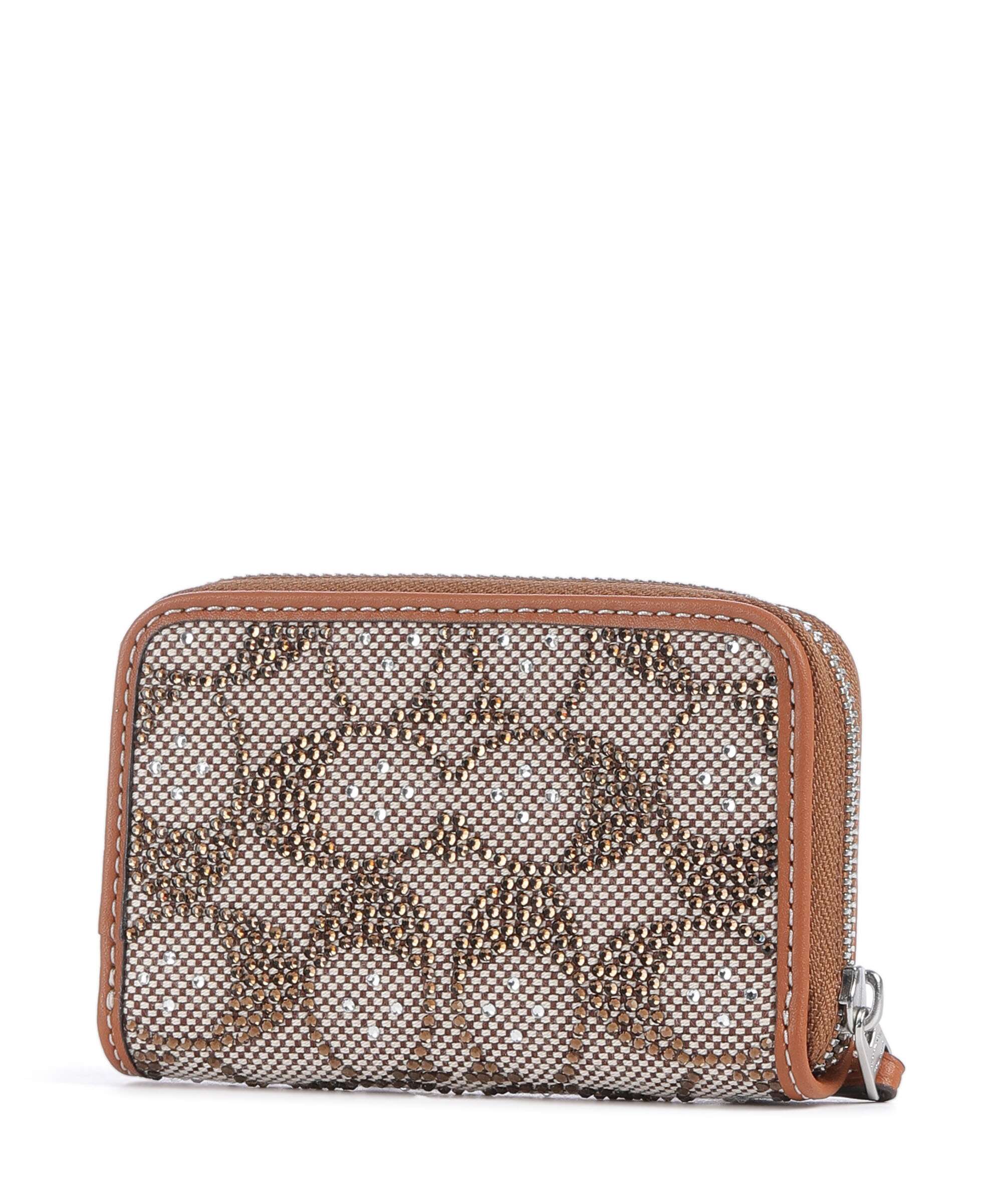 Coach Essential Crystal Signature Wallet burnished amber