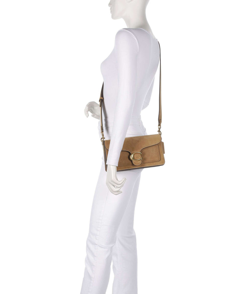 Coach Tabby Suede 26 Shoulder bag sand