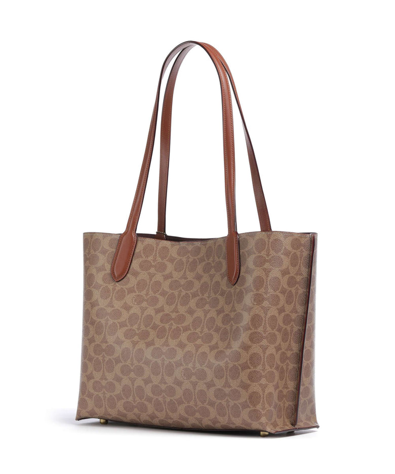 Coach Willow Signature Tote bag tan caramel