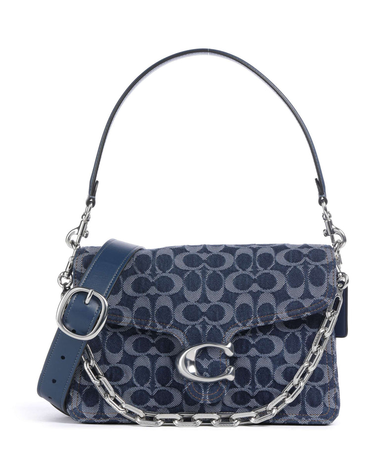 Coach Tabby Signature Chain Shoulder bag deep blue/multicolour