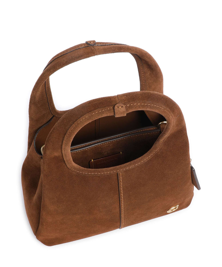 Coach Lana Suede 23 Handbag warm brown