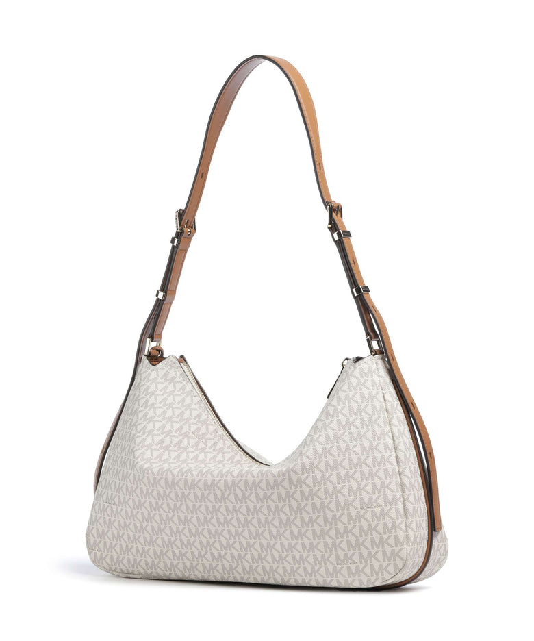 Michael Kors Nolita Medium Hobo bag vanilla/acorn