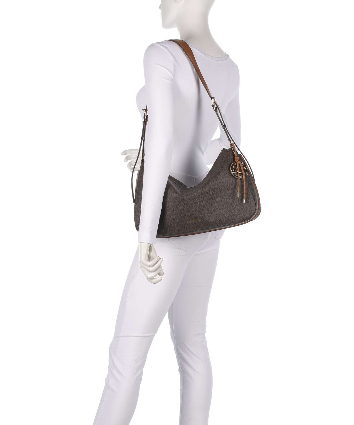 Michael Kors Nolita Medium Hobo bag brown/acorn