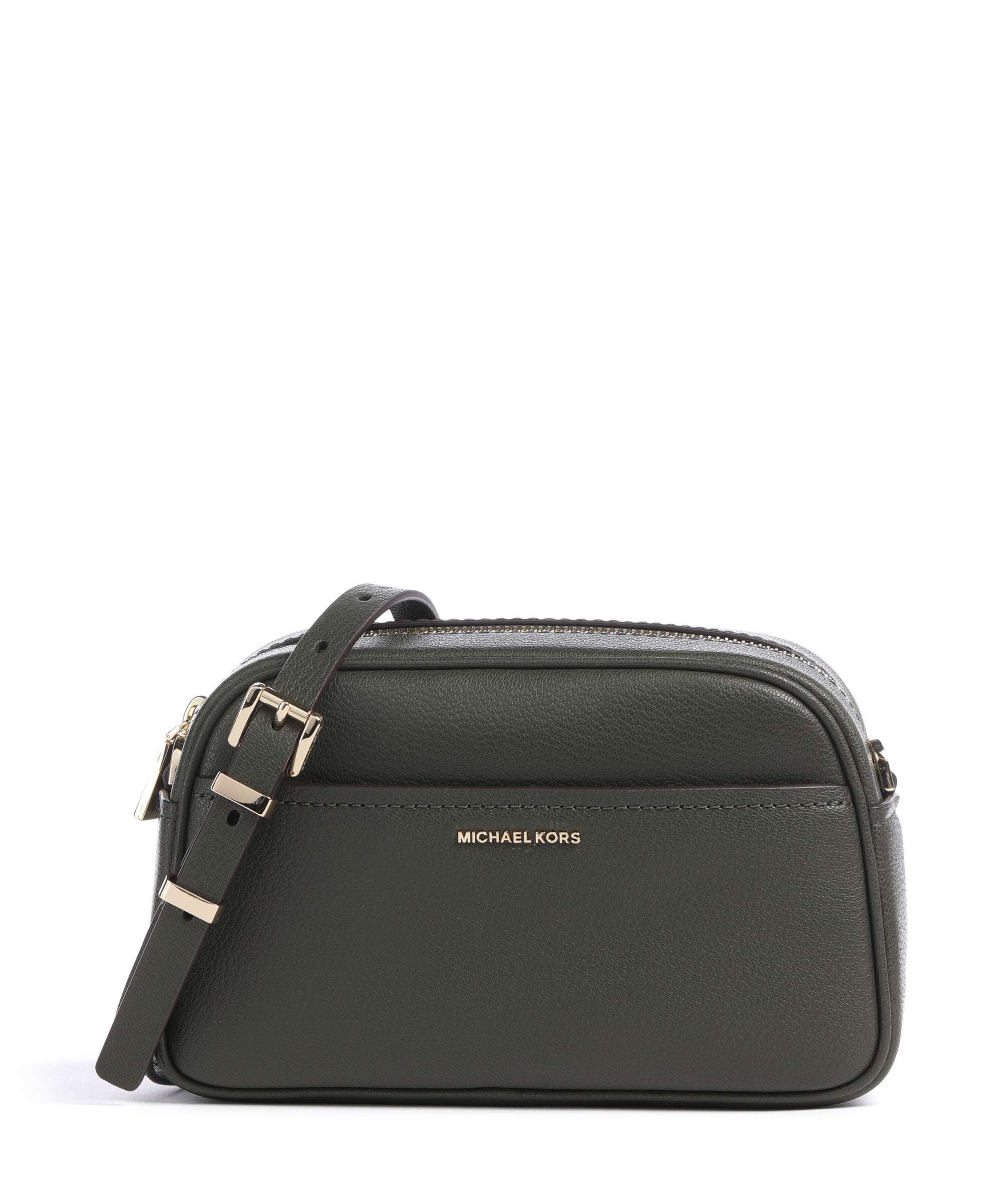 Michael Kors Jet Set Small Crossbody bag grained cow leather ivy ...