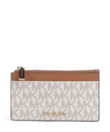 Michael Kors Jet Set Credit card holder vanilla/acorn