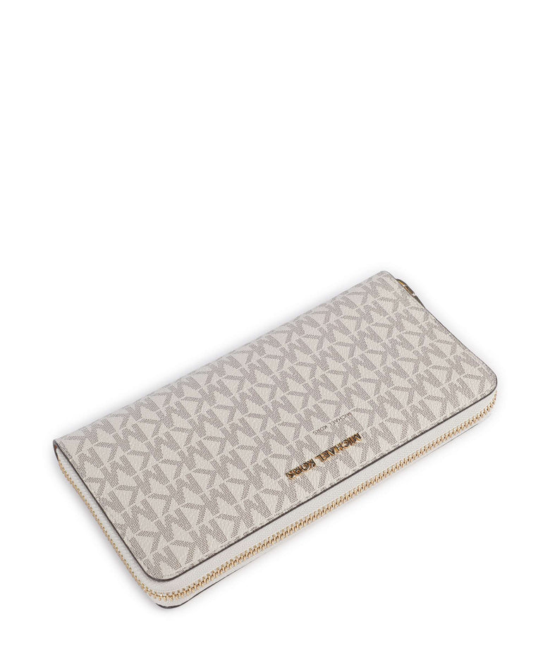 Michael Kors Jet Set Large Wallet vanilla/acrn