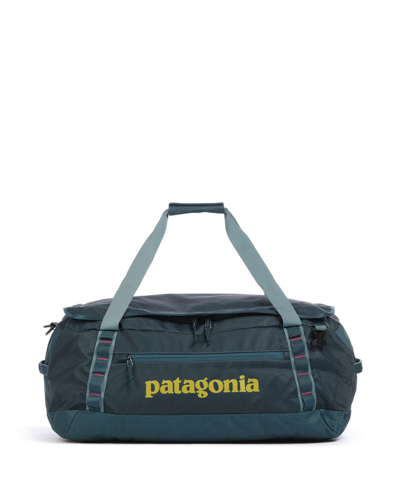 patagonia duffel tidal teal Black Hole Bag 55L w/Luminous Pink Fat Buddha Store sized travel bag that impresses with its robustness and well thought Patagonia Women's Black Hole Duffel
