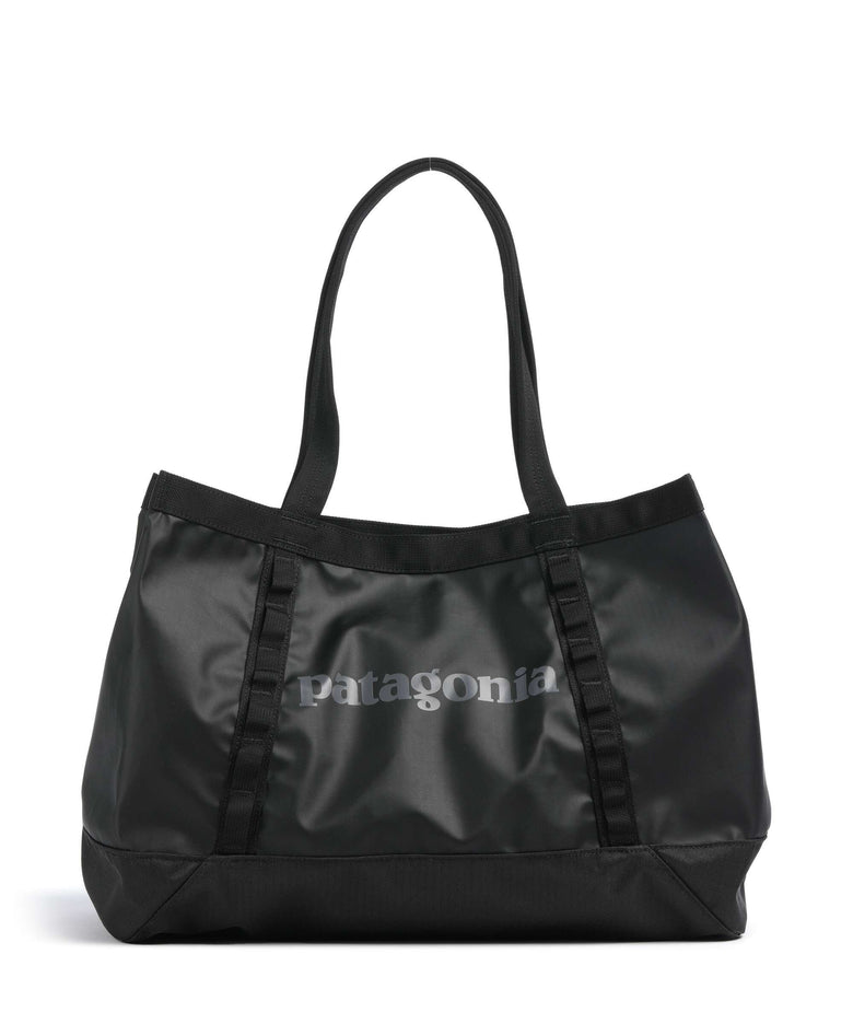 patagonia black hole tote - 25l Patagonia Black Hole 25 Tote bag recycled polyester black w/black